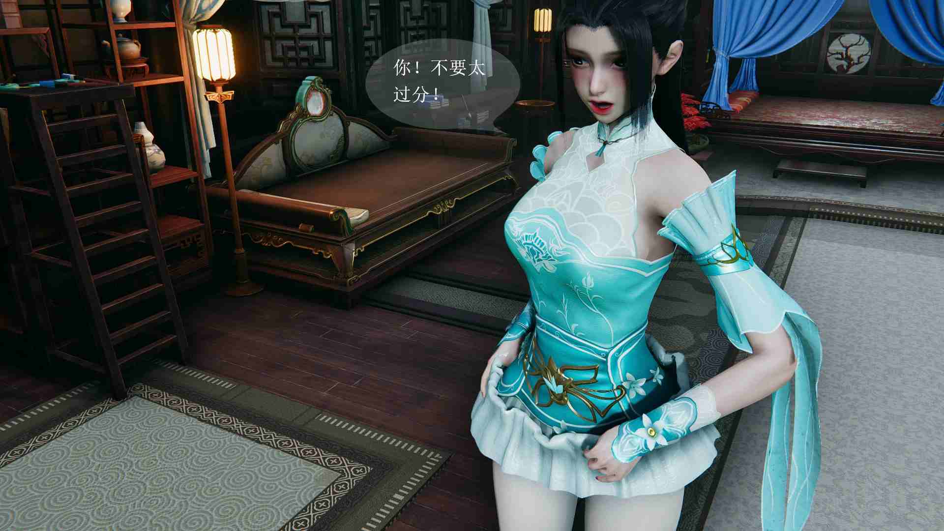 【3D/全彩/无修】月黑风高-云韵+薰儿大战柳席【218P/123MB】