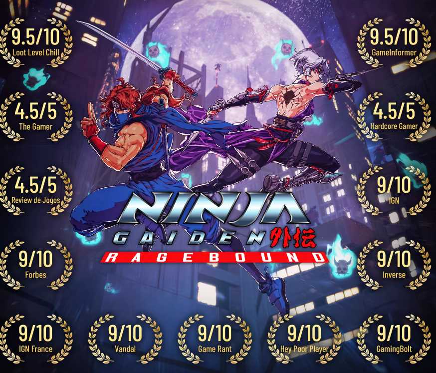 【横版/ACT/中文】 忍者外传：怒之羁绊NINJA GAIDEN Ragebound v36158 官方中文版 [2.5G新作]【序号2661】