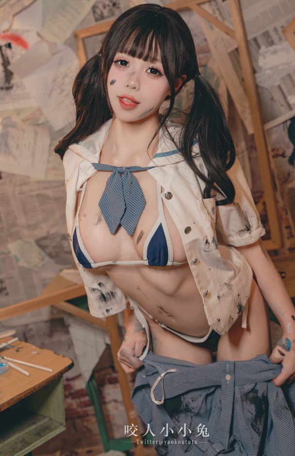 135 – 咬一口兔娘(黏黏团子兔)-未成名画作&B+WITH+U [71P1V]-第3张图片-萌站