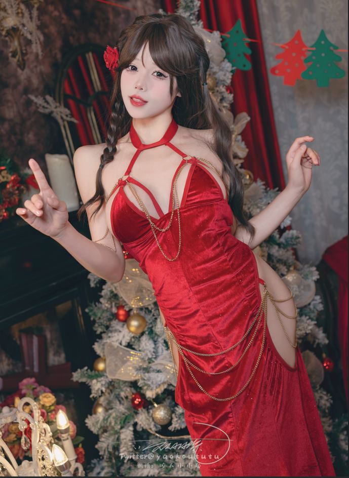 146 – 咬一口兔娘(黏黏团子兔)-圣诞生日限定『兔兔的生日晚宴』[50P1V]-第2张图片-萌站