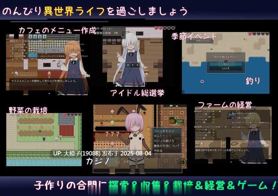 [RPG汉化PC+安卓]异世界转生之悠闲造人生活！のーめいてぃんぐ・のーらいふ v1.15 [5.74G]D-第11张图片-萌站