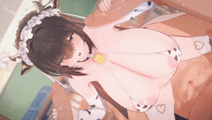 碰到极品乳牛，拼尽全力也无法战胜💕