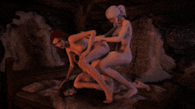 新作-Triss and Yennefer turned Ciri into a futa and enjoy hot threesome orgy (p1)
