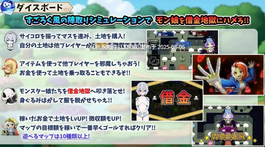 【日系/RPG/汉化/后宫】魔娘骰子战记 モン娘ダイスボード Mtool汉化版 【1.18G】【序号2783】-第4张图片-萌站 【日系/RPG/汉化/后宫】魔娘骰子战记 モン娘ダイスボード Mtool汉化版 【1.18G】【序号2783】-第4张图片-萌站