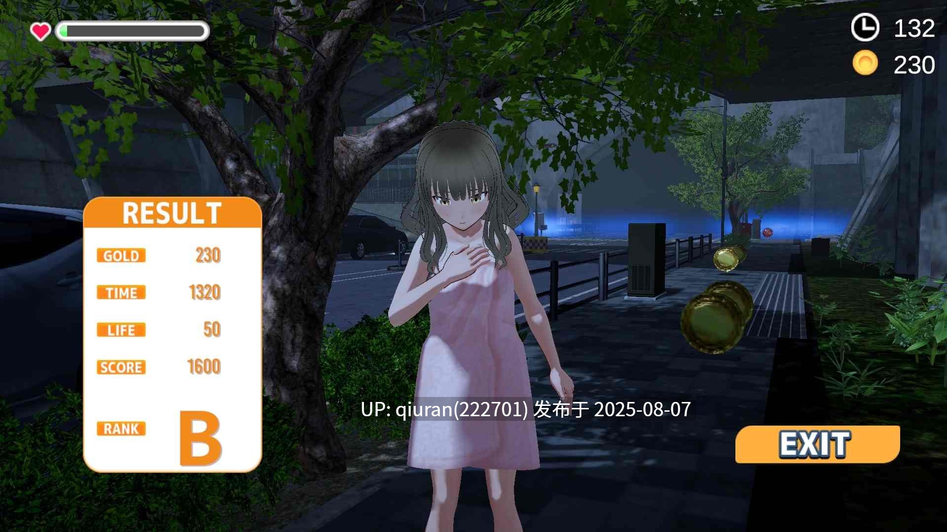 更新[日式3D/动态] 全裸夜归~草薙凪沙的归家之路~ 全裸帰宅～草薙なぎさは帰りたい～ v2.0 生肉版 [5.20G]