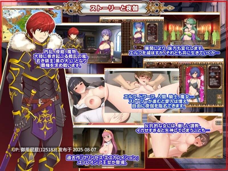 [日式SLG/动态/精翻汉化/处女/巨乳] 黑之征服王 Lord of Tartanova 黒の征服王 Lord of Tartanova 汉化版 [644M]-第2张图片-萌站