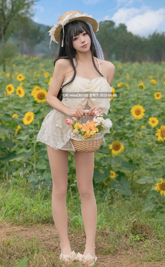 191 – 咬一口兔娘(黏黏团子兔)-咬人小小兔 7月作品『夏の葵』Summertime [73P1V]-第2张图片-萌站