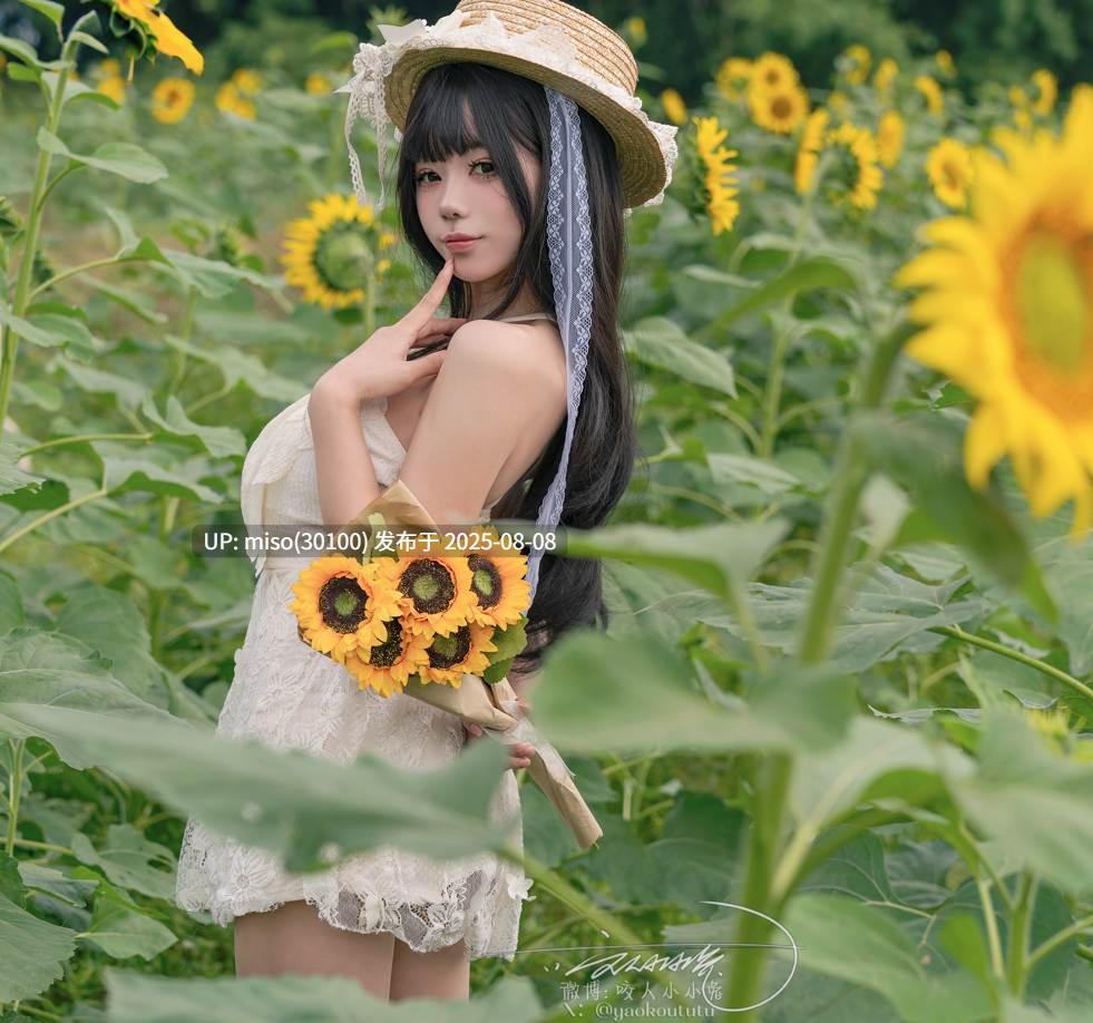 191 – 咬一口兔娘(黏黏团子兔)-咬人小小兔 7月作品『夏の葵』Summertime [73P1V]-第5张图片-萌站