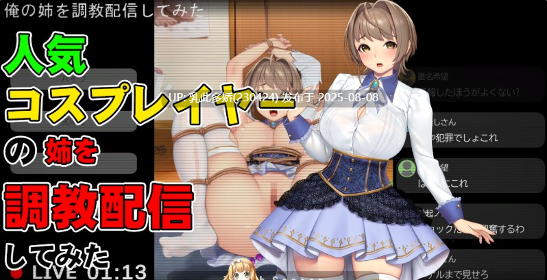 31[SLG-PC] [互动SLG直播]对人气cosplayer姐姐的调教直播实录 配汉化工具[851M]-第5张图片-萌站