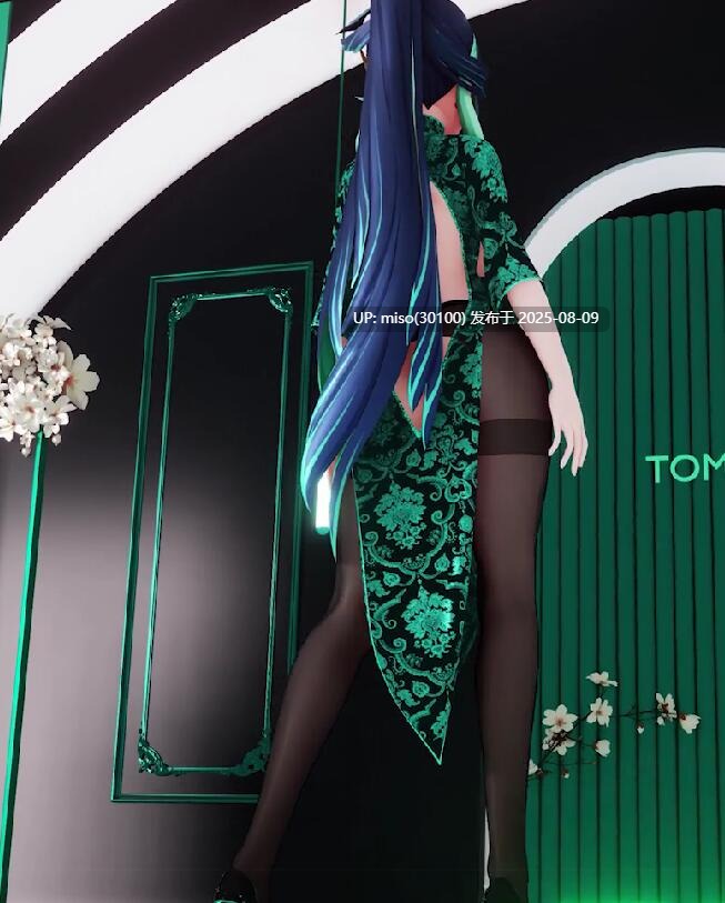 Iwara - MMD__涩涩开胸旗袍闲云大兔兔_____布料EEVEE ____第二百二十二期