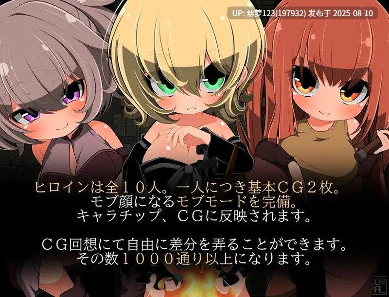[RPG/PC]#和路人NPC来场激情约会？～诞生于黑暗的灵魂～ #モブNPCとエッチしよ?～闇より生まれし魂～-第4张图片-萌站