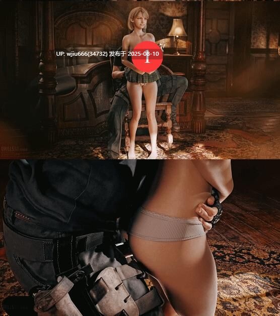 【3D】【无修/CV】 Drills3D 8月新作:Some Overtime Alt 阿什莉 性感美少女后入激情颜射吞精
