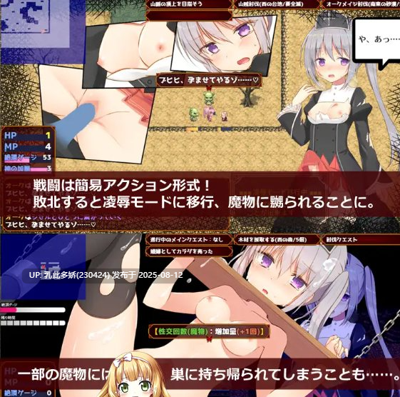 34[RPG-PC] [动态RPG-AI汉化]未亡人神官吉赛尔不惜卖身也要报仇[1.38G]-第2张图片-萌站