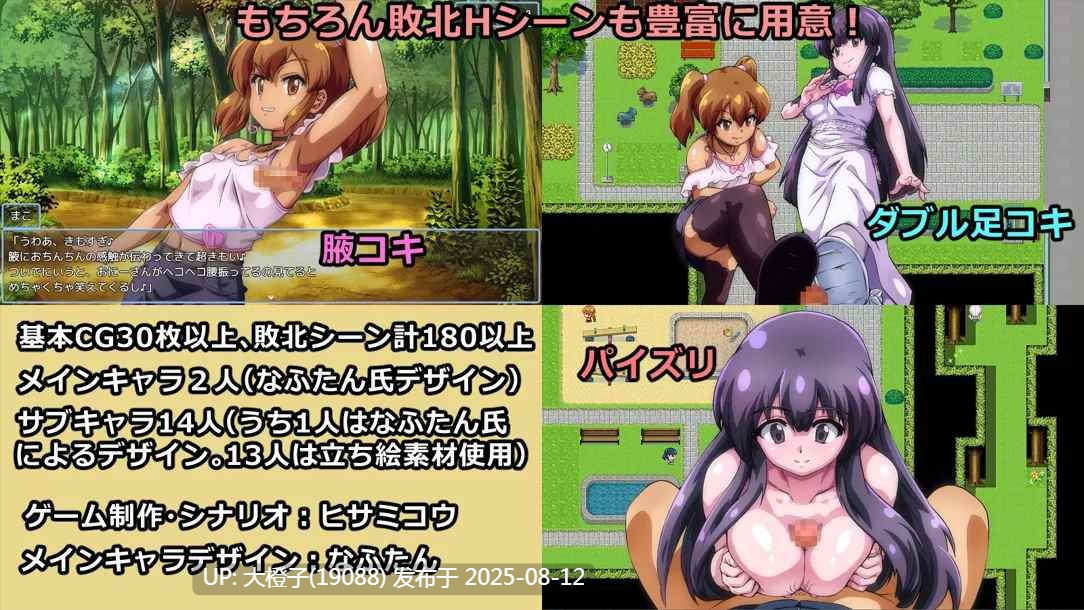 [日系RPG汉化PC]输给雌小鬼就会被抢钱的游戏 メスガキに負けたらお金を取られちゃうゲーム Ver1.20[萌站植入]【1.64G】-第2张图片-萌站