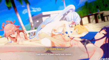 [Genshin Impact] Raiden Ei & Inazuma Girls on the Beach