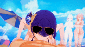 新作-[Genshin Impact] Raiden Ei & Inazuma Girls on the Beach-第4张图片-萌站