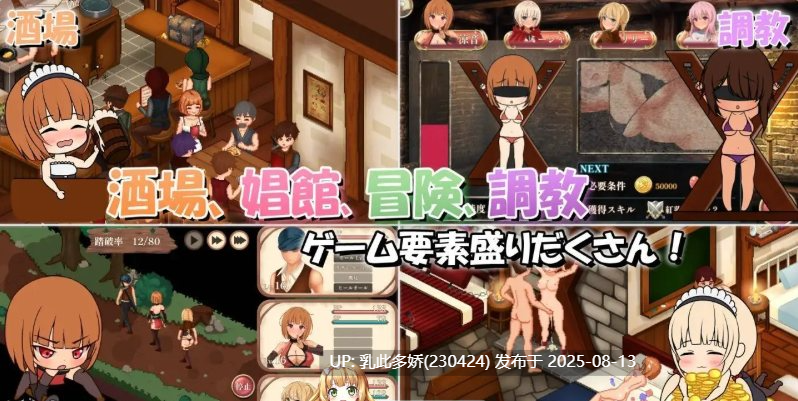 15[SLG-PC] [经营SLG汉化NTR]梦幻酒馆与秘密调教 AI汉化精修版+存档[新汉化][3.31G]-第15张图片-萌站