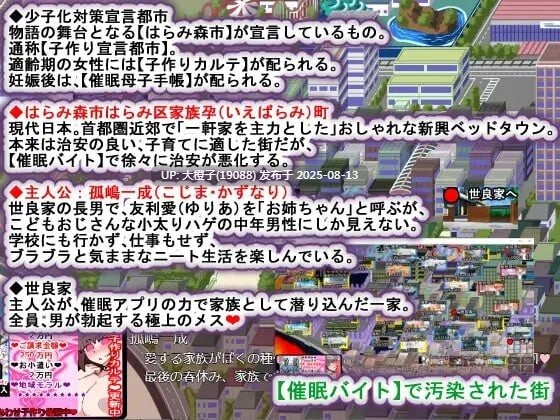 [SLG汉化PC] [種付け一年後]Hypnosis Family PlanS 催眠家族计划S-理想家庭的保护方式 催眠家族計画S――理想の家族の守りv1.03[1.85G]-第3张图片-萌站