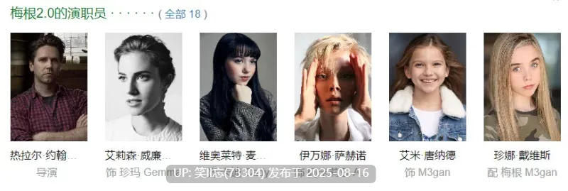 《梅根2.0 M3GAN 2.0》英语中字 1080P