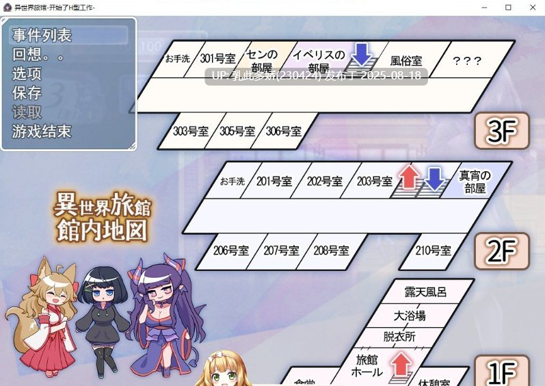 30[RPG-PC] [RPG中文] 异世界旅馆 H 武士服开始 异世界旅店 - H 奈绪工業開始 Yun 翻譯中文版[1.91G]-第6张图片-萌站