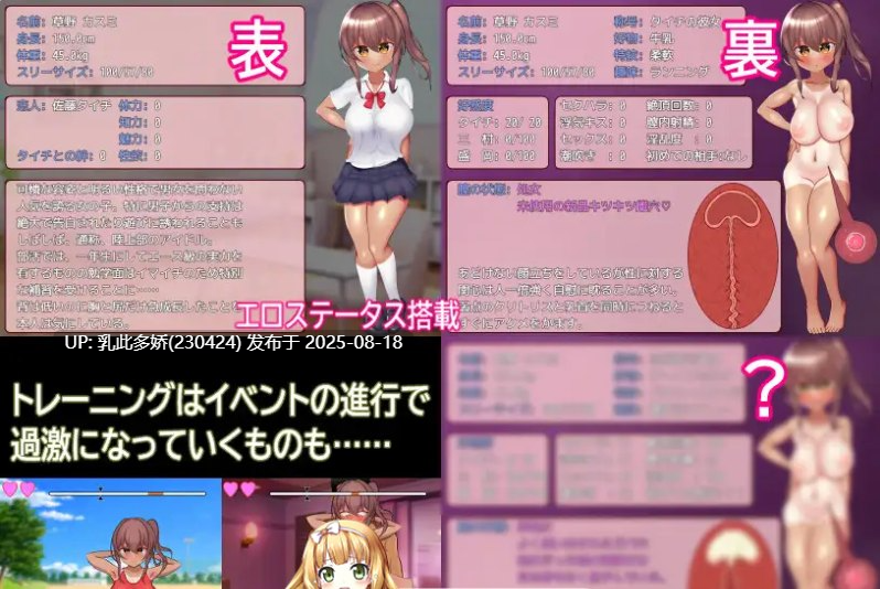 38[RPG-PC] [RPG汉化NTR]被NTR的田径部女友 挂载AI汉化版 [新作] [1.07G]-第2张图片-萌站
