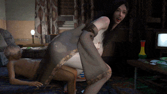 【3D动画/牛头人爱好者】25.08新作 白丝巨乳人妻被巨根小鬼侵犯中出 [2.98G]-第6张图片-萌站