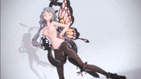 新作-💗黑旗袍洛天依无惨 X 🦋蝴蝶警告