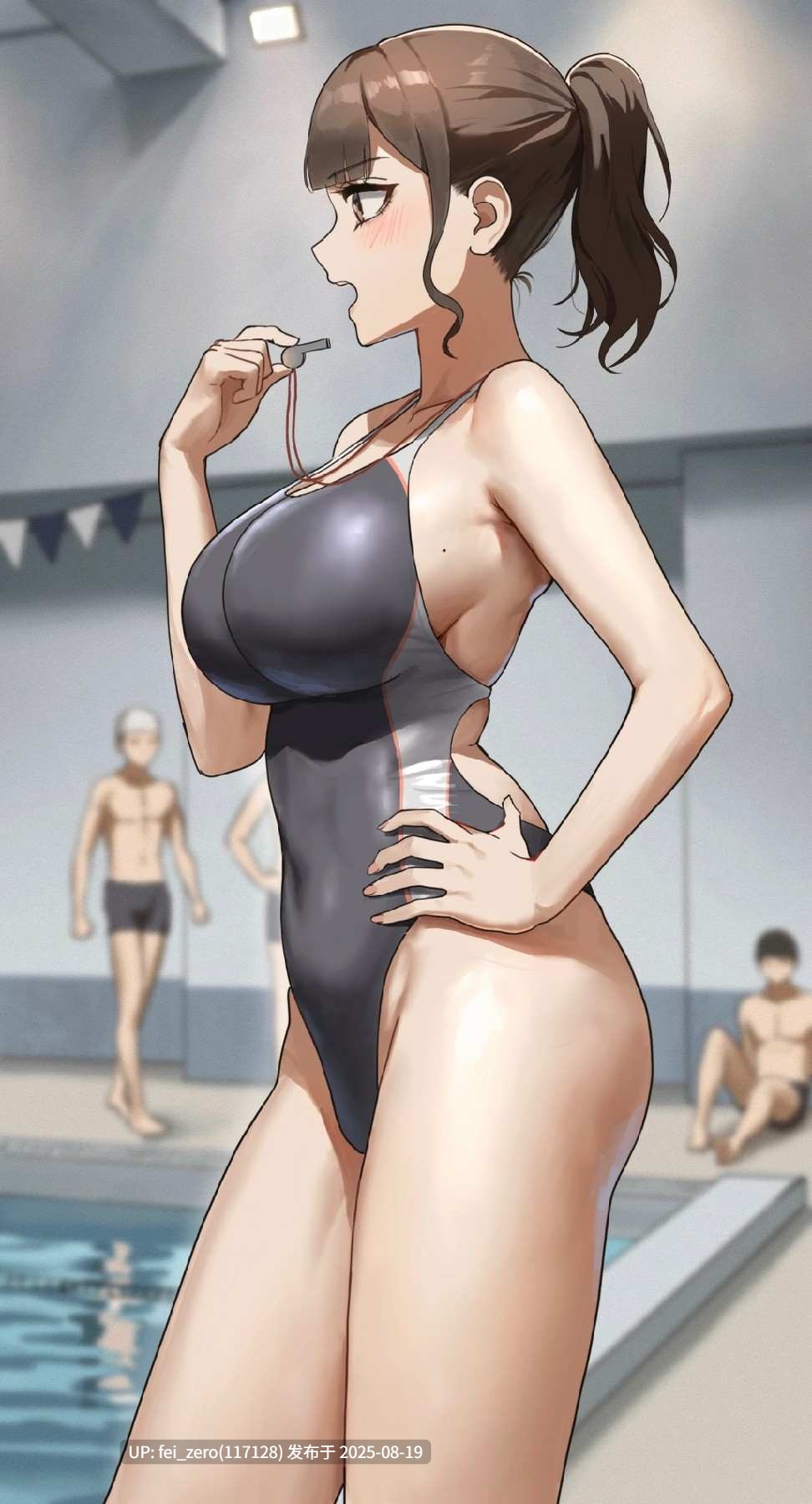 【作品合集】あんている[水泳部顧問穂成美先生]【全彩汉化】-第5张图片-萌站