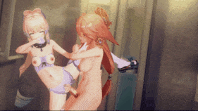 新作-2. ❤️ 珊瑚宫心海x八重神子 ❤️ Futa sex-第4张图片-萌站