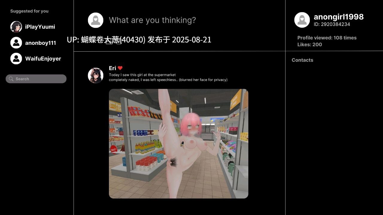 [更新][角色自定义][全动态互动][3D露出大体量调教堕落][8月更新]高自由度3D露出PLAY Roxanne  ai汉化+存档 [3.5G度盘]-第3张图片-萌站