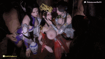 【3D动画/KaiVi】 25.08月新作：玄衣 彩鳞 薰儿 性感女神多人淫乱性交派对 [3.78G]-第6张图片-萌站