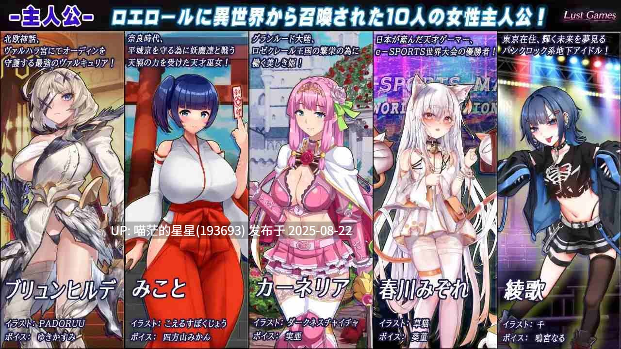 ✅社团名：#Lust Games  ▫️名称：洛埃洛尔的幻淫城 ▫️原名：ロエロールの幻淫城 ▫️版本：v2.0  