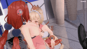 新作-Yuzuha x Alice having fun WIP (ZzZ) 浮波柚叶 x 爱丽丝・泰姆菲尔德-第8张图片-萌站