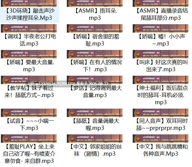 Ayo夏哟哟中文音声合集【874.47MB】-第2张图片-萌站