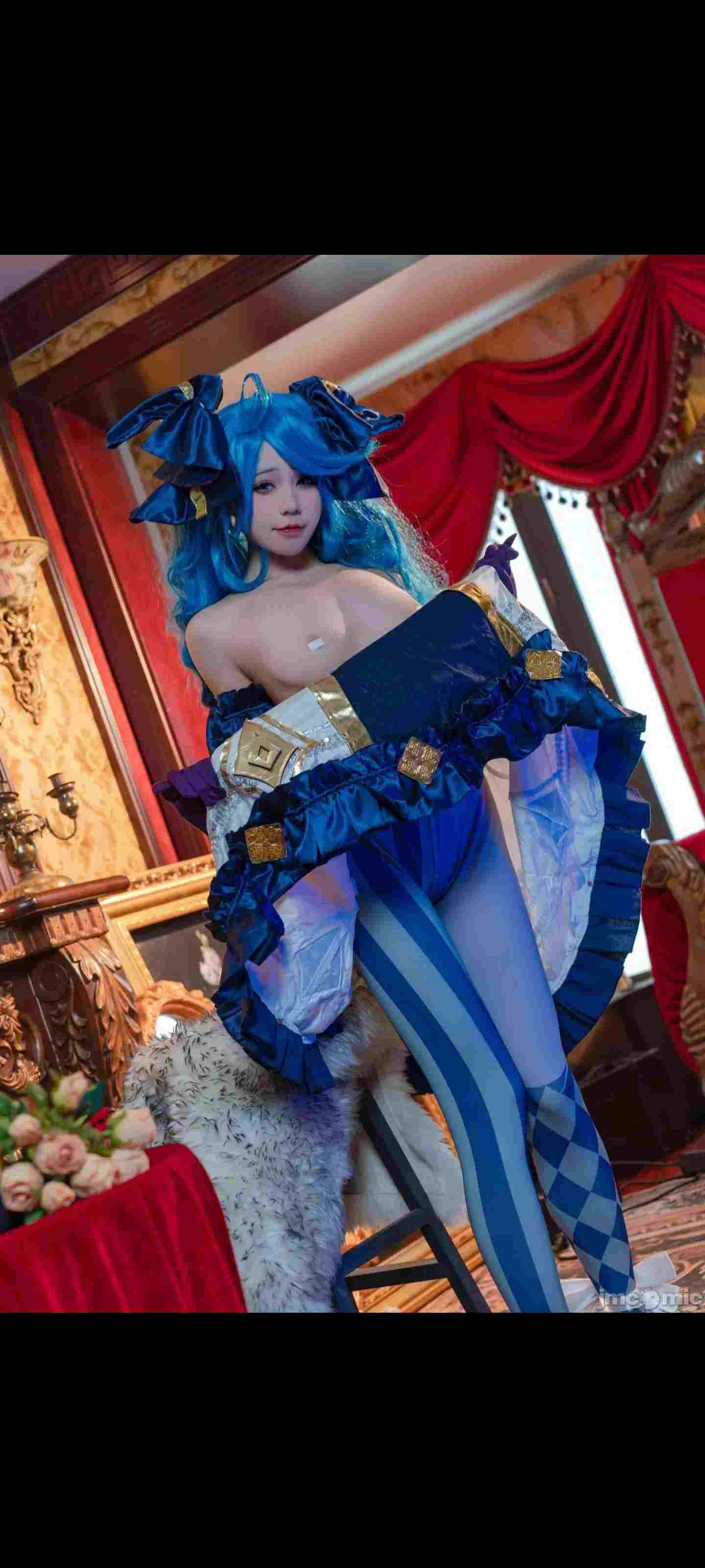 咬一口兔娘cosplay格温-第4张图片-萌站