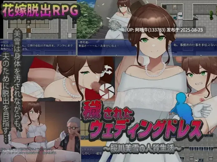 【日式/RPG/AI汉化/萌站内植】 被玷污的婚纱 樱川美学的人质生活 穢されたウェディングドレス～桜川美雪の人質生活 AI汉化 [1G全CV]【序号3369】