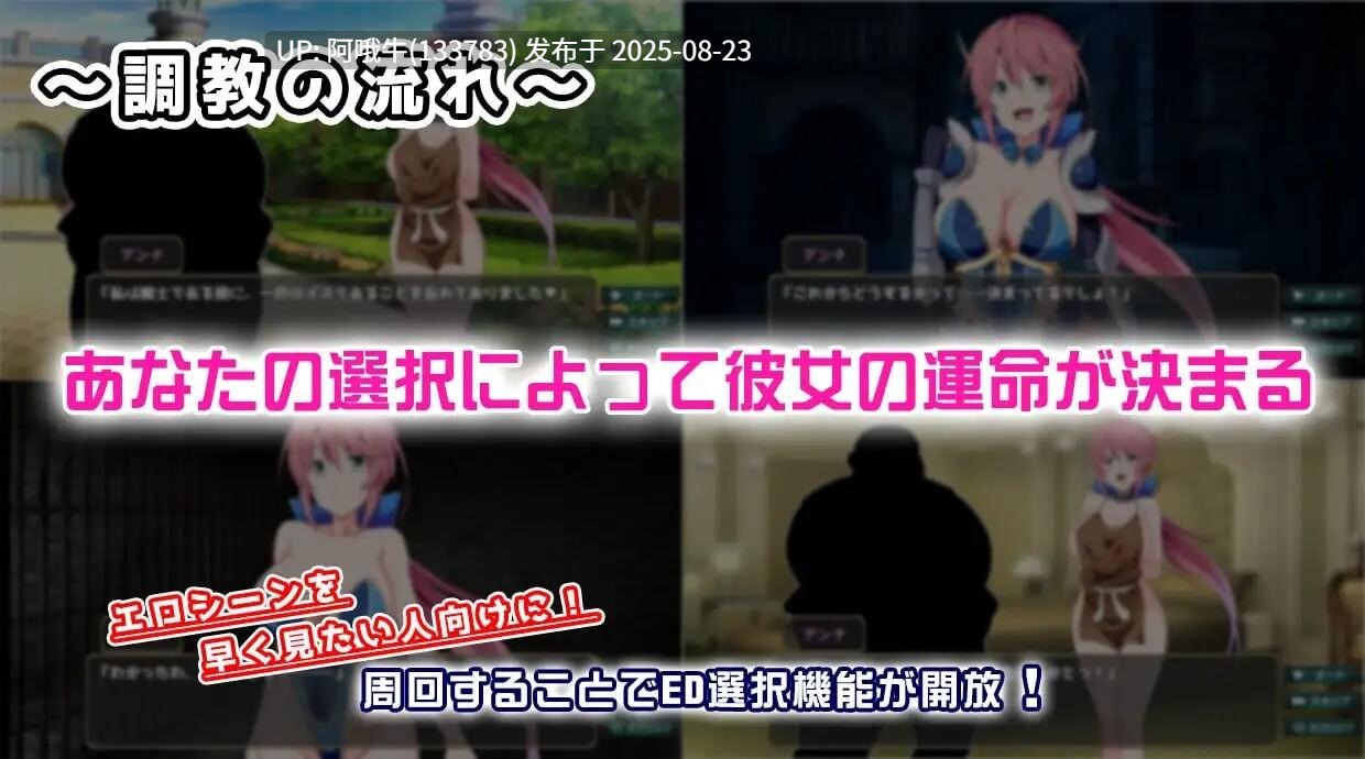 【RPG/巨乳/AI汉化/动态/萌站内植】骑士安娜 奴隶调教记录 騎士アンナ 奴隷調教記録Ver1.00 [1.13G]【序号3399】-第5张图片-萌站