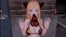 新作-[むらむら村民]  ★自作モーション★ ブルアカ_A〇oで路地裏エッチ喜多川海梦+亚子-第15张图片-萌站