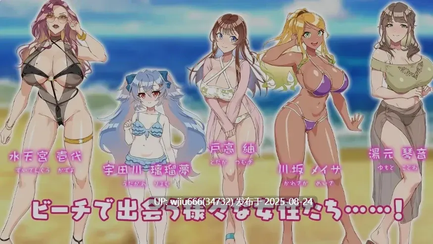 【RPG/PC+安卓】 夏日海滩搭讪 夏のナンパビーチ AI汉化版 【度盘/650M】