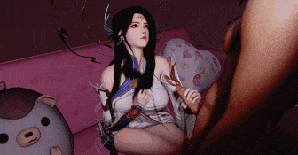 【3D动画/游客01】玄衣 性感美熟女传教士体位激情爆肏 [834M]-第4张图片-萌站