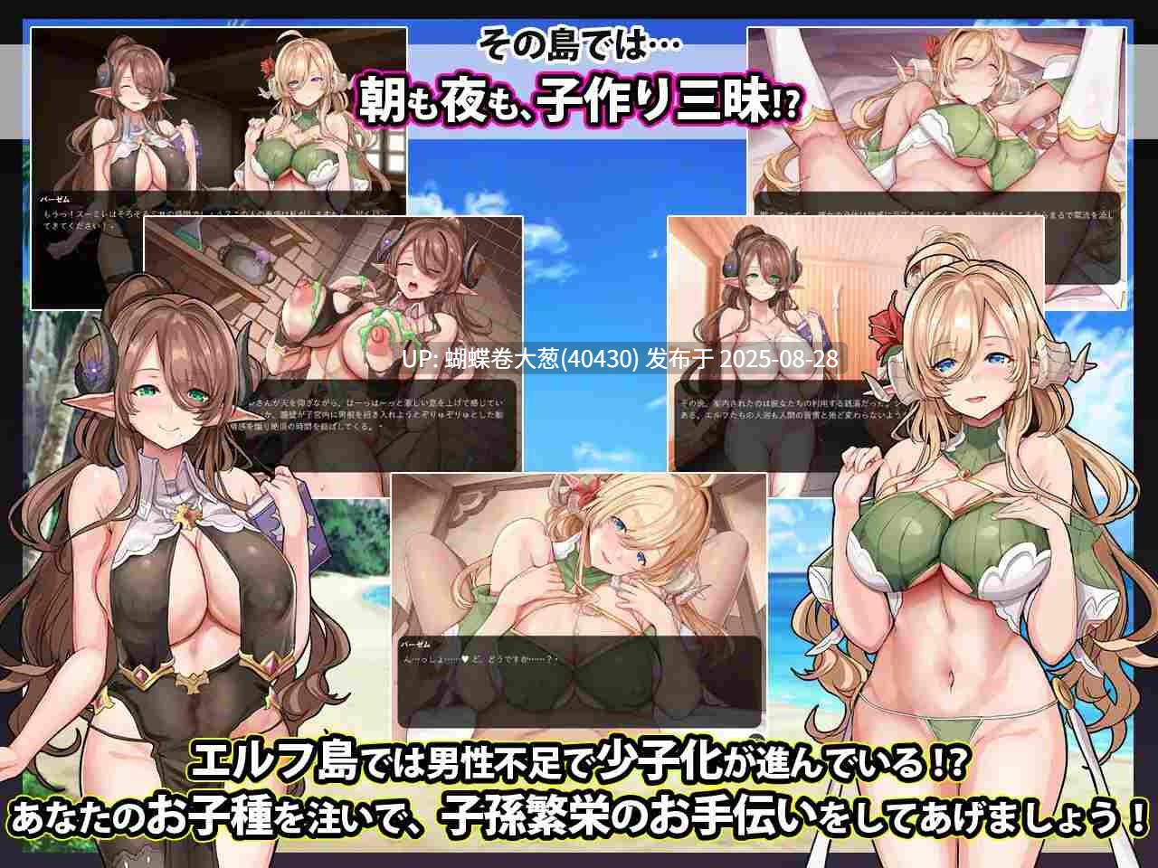[黑皮冷淡精灵征服][色气精灵调教] 欢迎来到精灵岛！ ~3天2夜的旅行推荐，做个孩子~[809MB][百度30D] -第5张图片-萌站