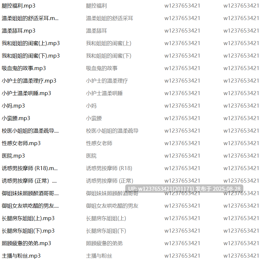 Miss哈尼中文音声合集【3.46G】
