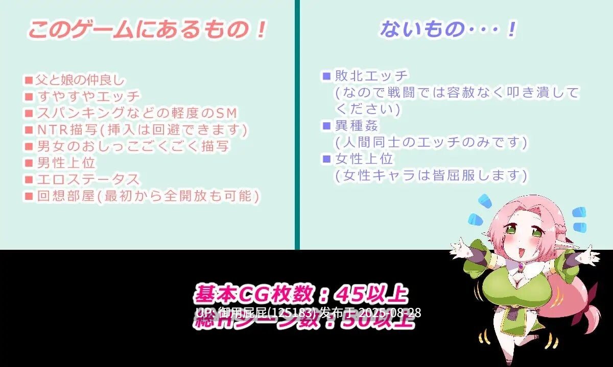[日式RPG/存档/汉化] 王国骑士父亲 王国騎士お父さん Ver1.03 AI汉化版+全回想存档 [1.90G]-第2张图片-萌站