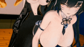 新作-Musashi x Mavuika Futa WIP (AzurlaneGenshin) 武蔵 x 玛薇卡 [Requested]-第6张图片-萌站