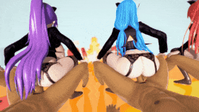【4K/无修/无水印】新作-利姆路x紫苑x朱菜x米莉姆x魯米納斯 - Glass Bead【転生したらスライムだった件】4k 黑色透明內衣+全裸 SEX版-第6张图片-萌站