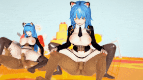 【4K/无修/无水印】新作-利姆路x紫苑x朱菜x米莉姆x魯米納斯 - Glass Bead【転生したらスライムだった件】4k 黑色透明內衣+全裸 SEX版-第15张图片-萌站