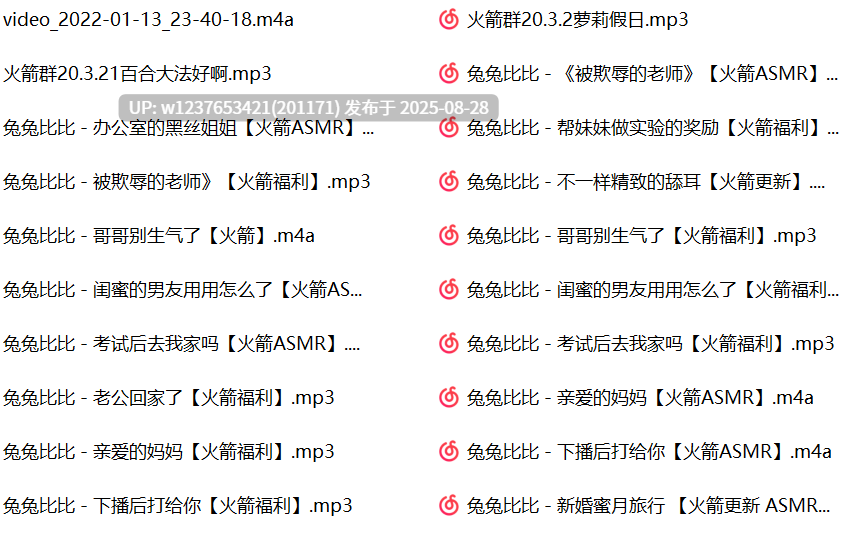 斗鱼 兔兔比比中文音声合集+火箭福利【2.23G】