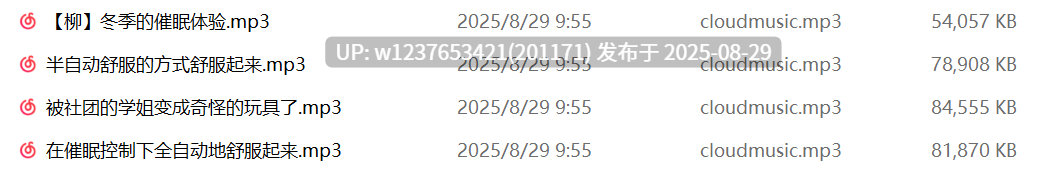 柳柳中文音声合集【267M】