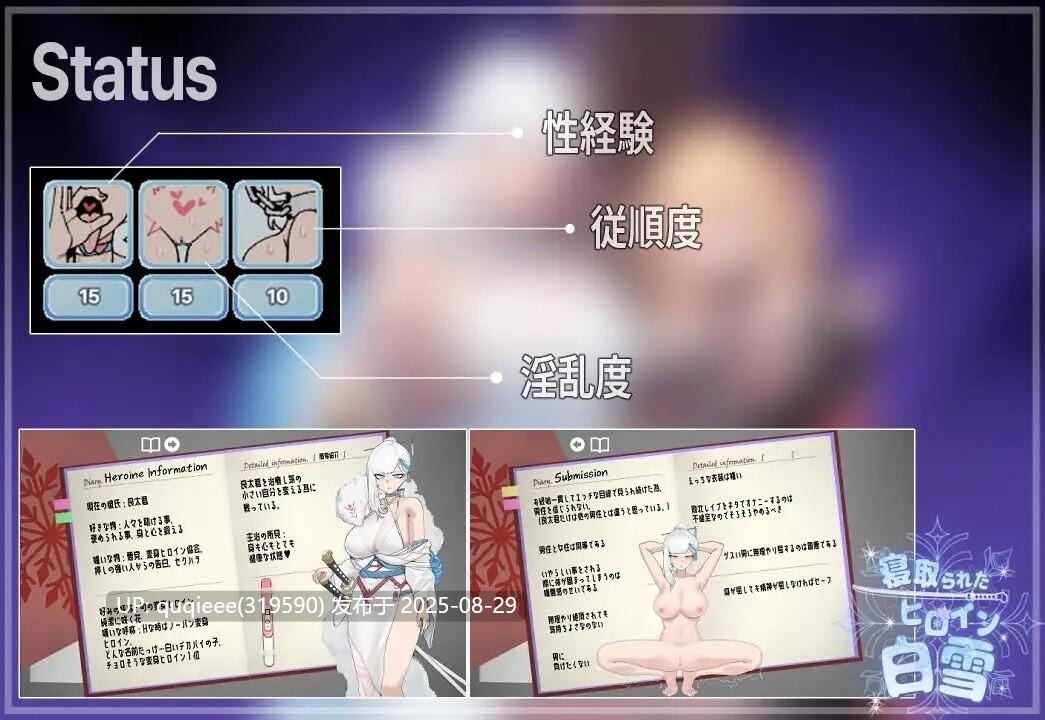 [RPG/汉化/卡牌/新作/动态/PC/ntr] 被NTR的女英雄白雪 -第3张图片-萌站