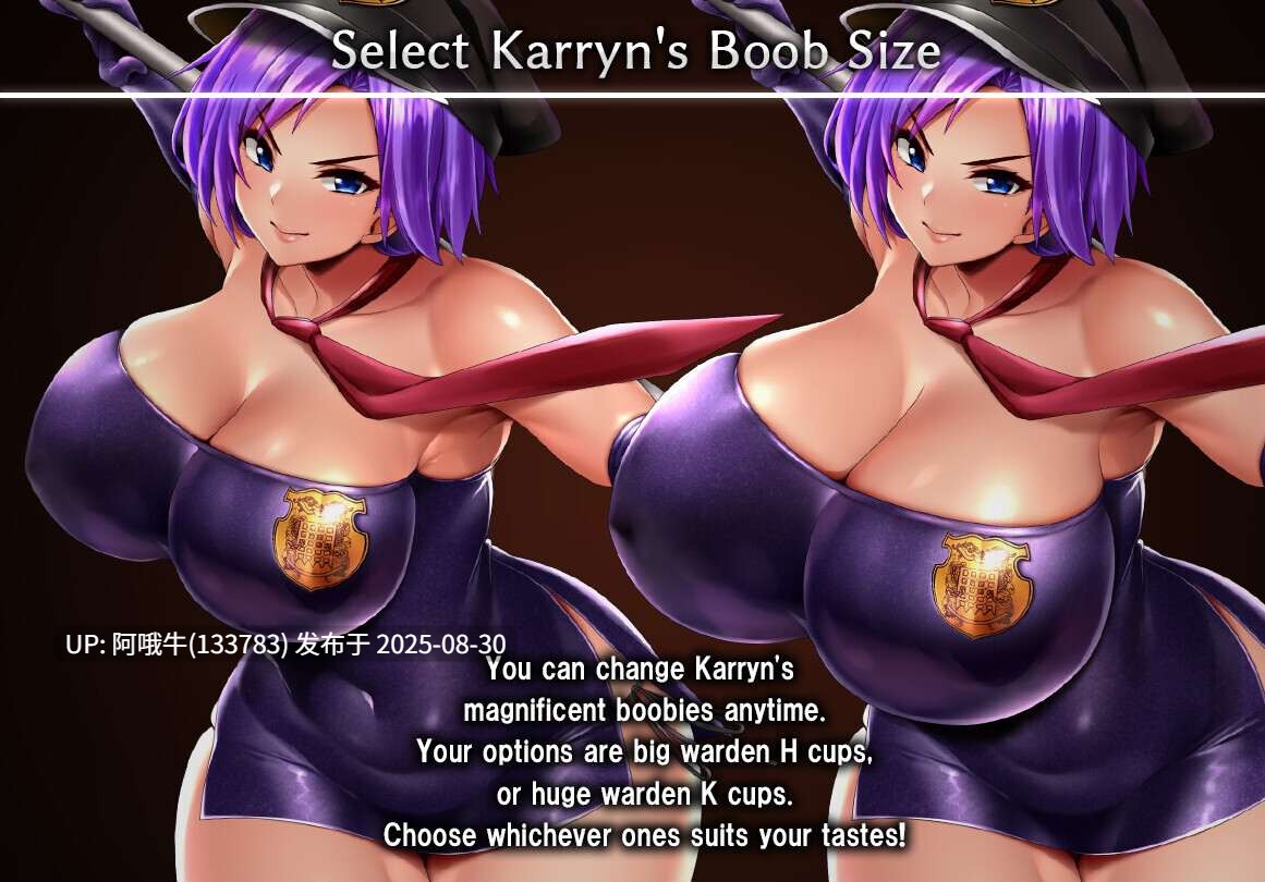 【日系/RPG/官中/异种X/萌站内植】卡琳的监狱 Karryn’s Prison Ver1.3.0.102 官方中文步兵版+全DLC【1.89G】【序号3236】